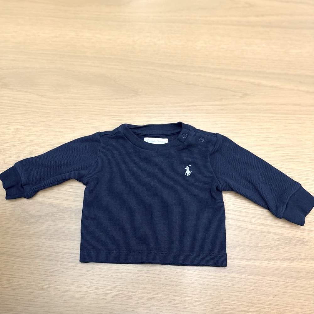 Waffle Navy Polo! Worn a few times, great condition.